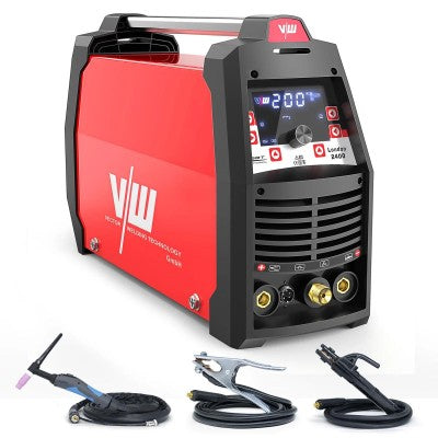 Vector TIG AC/DC 200A inclusief laskap en toebehoren