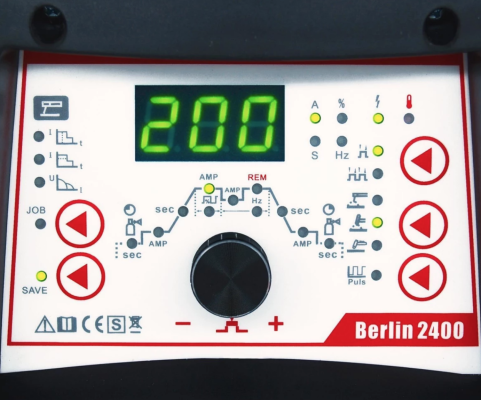Vector DC TIG-lasapparaat 200A met plasmasnijder 50A, puls inverter, MMA elektrode 170A, HF-ontsteking, IGBT | B2400