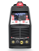 Vector NY 2500D - AC/DC TIG-lasapparaat 200A, plasmasnijder 50A, digitaal display, MMA 170A, HF-ontsteking, aluminium
