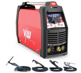 Vector NY 2500D - AC/DC TIG-lasapparaat 200A, plasmasnijder 50A, digitaal display, MMA 170A, HF-ontsteking, aluminium