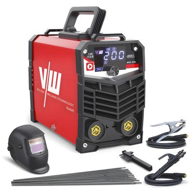Vector ARC 200 Elektrode machine met laskap en accessoires